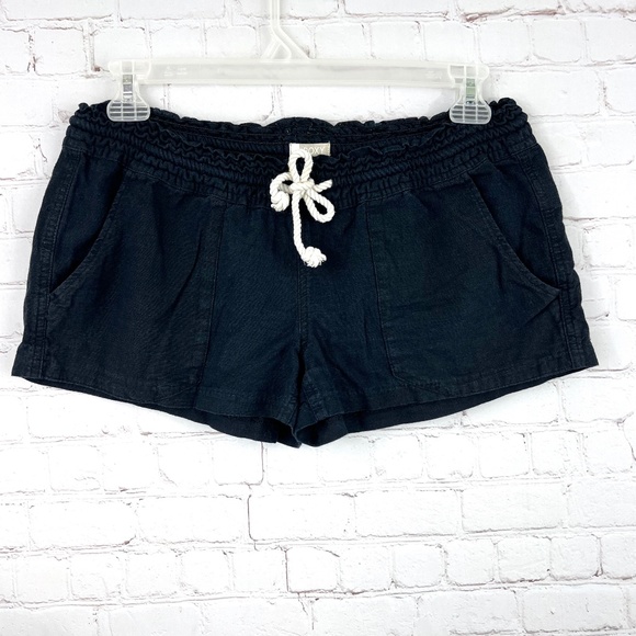 Roxy Pants - 🚫SOLD! |•ROXY•| Comfy Casual Stretch Linen Shorts